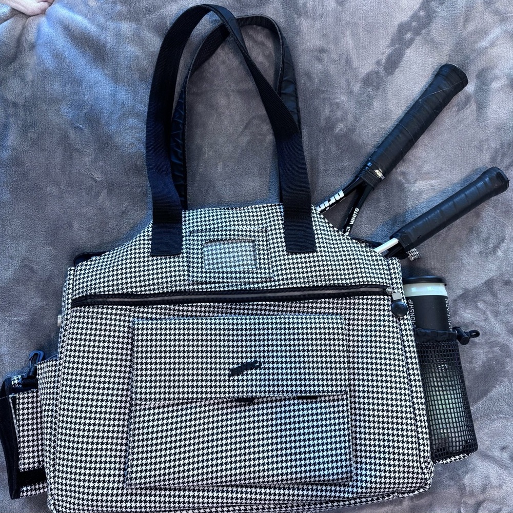 Jetpac Houndstooth Pickleball/Tennis Bag